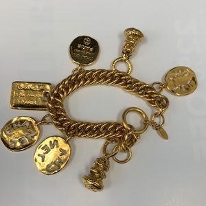 Chanel Charm Bracelet 24k gold plated vintage